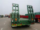 Gooseneck Heavy Duty Low Bed Semi Trailer Loading 45 - 50t For Heavy Machinery