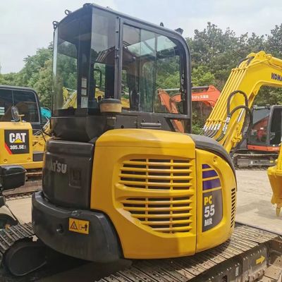 The used Komatsu PC55 excavator comes from China
