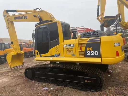 PC220 Used Komatsu Excavator 23 Tons 1 Cubic Meters For Any Construction Project