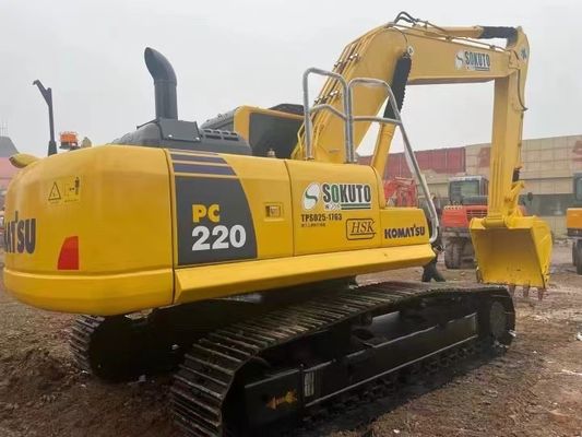 PC220 Used Komatsu Excavator 23 Tons 1 Cubic Meters For Any Construction Project