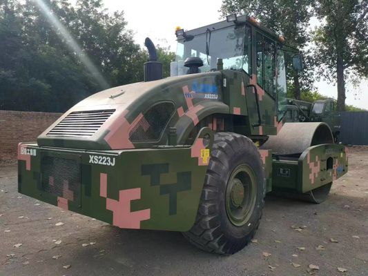 XCMG XS223J Used Road Rollers Single Steel Wheel Roller Ultra Heavy Drive Vibration Roller