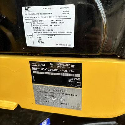 Used Caterpillar Hydraulic Excavator Second Hand Cat 315D2 Excavator