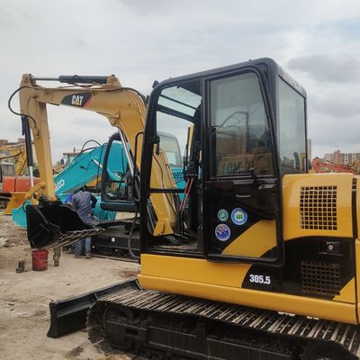 5 Ton Crawler Type CAT 305.5 Second Hand Excavators Good Quality