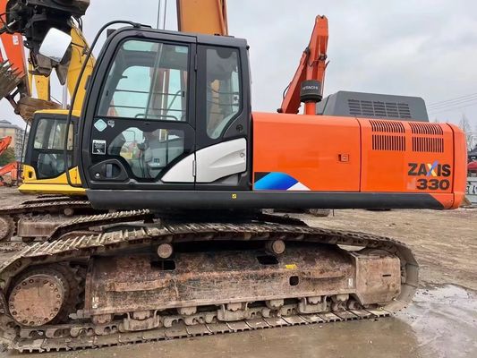 Fast Speed ZX300-5A Used Hitachi Excavator With Original Imported New Isuzu Engine