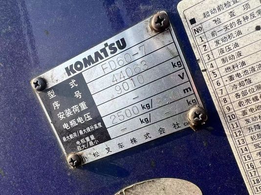 Used Komatsu FD60 Forklift Is Originally Imported From Japan