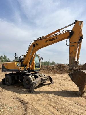 Used tracked hydraulic excavator, original modern 210 wheeled excavator
