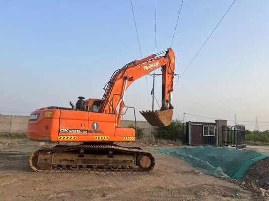The Doosan Excavator Used By The Original Doosan DX225LC Excavator In South Korea