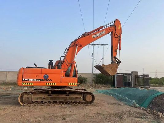 The Doosan Excavator Used By The Original Doosan DX225LC Excavator In South Korea