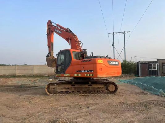 The Doosan Excavator Used By The Original Doosan DX225LC Excavator In South Korea