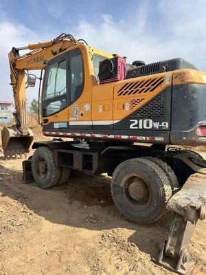 Second hand hydraulic excavator, original modern 210 wheeled excavator