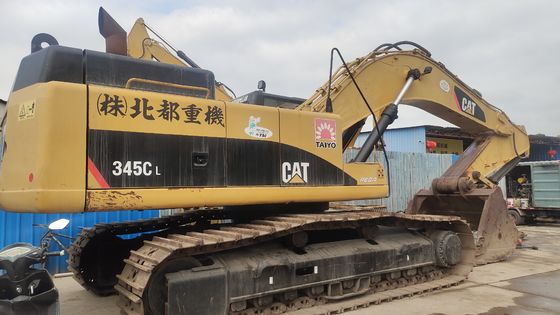 Used CAT 345C excavator large hydraulic tracked excavator construction machinery