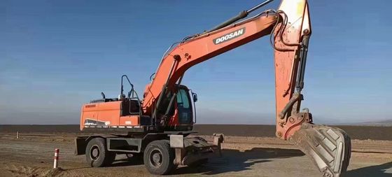 Used Doosan Wheeled Excavator Available At A Decent Price With Low Working Hours