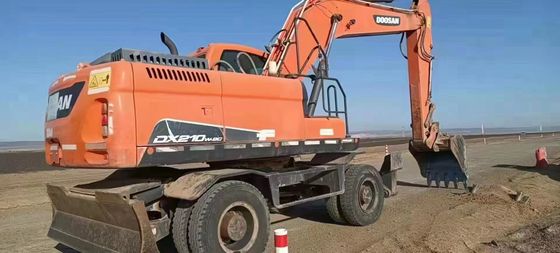 Used Doosan Wheeled Excavator Available At A Decent Price With Low Working Hours