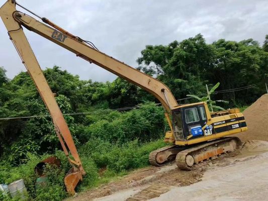 Original Imported Second-hand Cat 320B Extended Arm Caterpillar Excavator From Japan