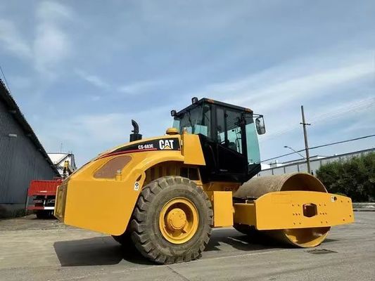 CAT CS-683E Dual Drive Dual Vibration Roller For Highways Compaction