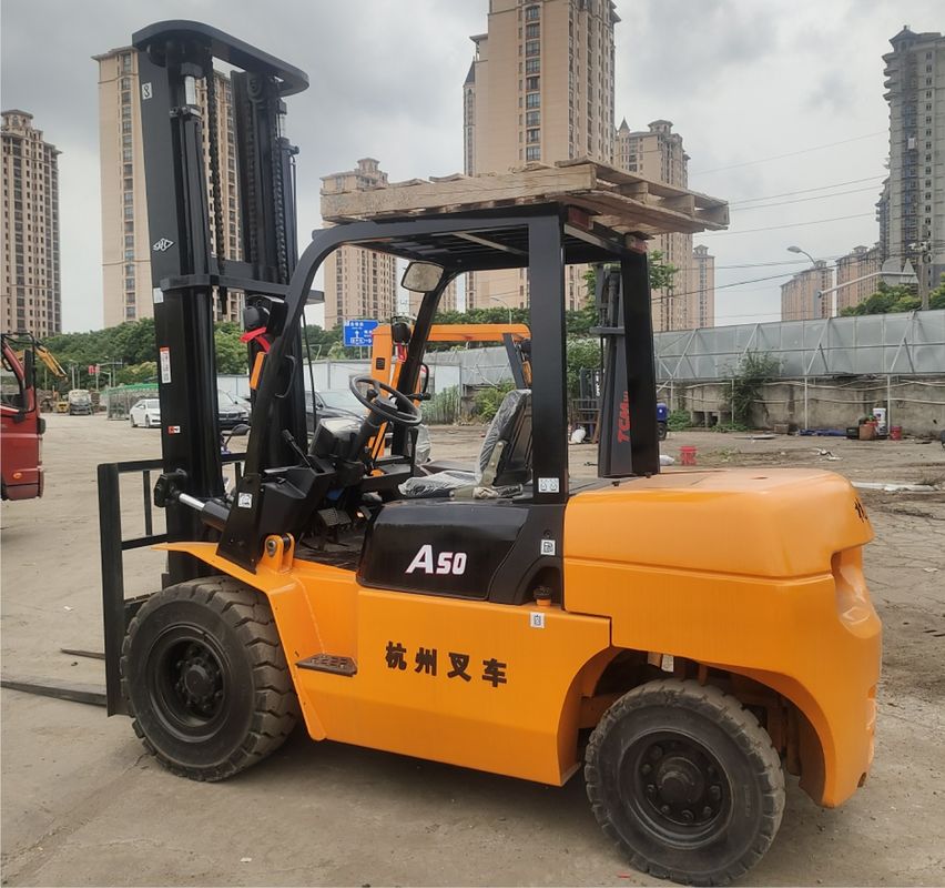 Used Hangzhou Forklift A50 Second Hand Construction Equipment