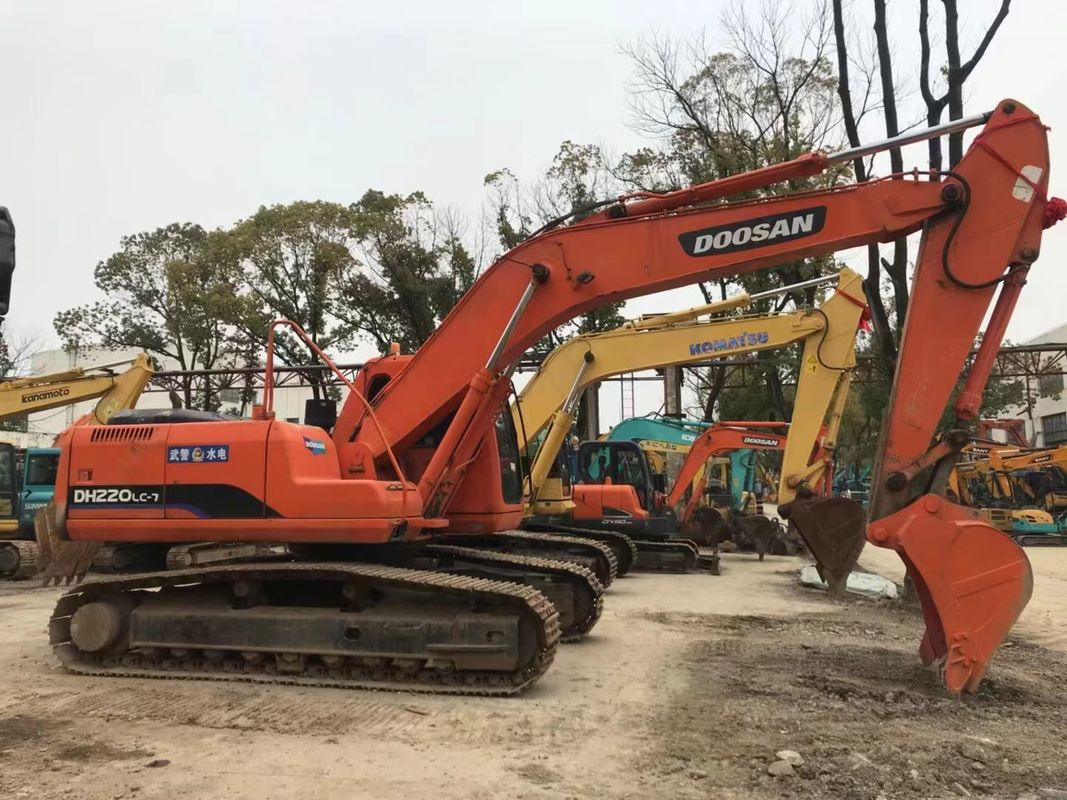 Used Doosan Excavator 220 For Road Construction Second Hand Hydraulic Excavator