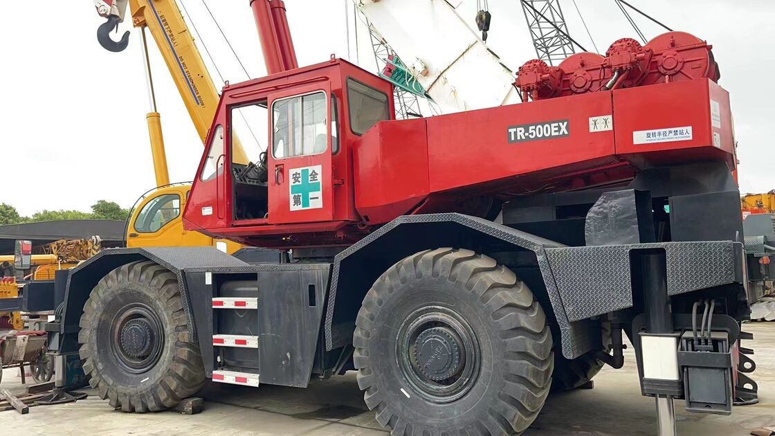 Used High Quality Tadano 50-ton Crane with Tadano's Own RF8 Engine Crane for Sale