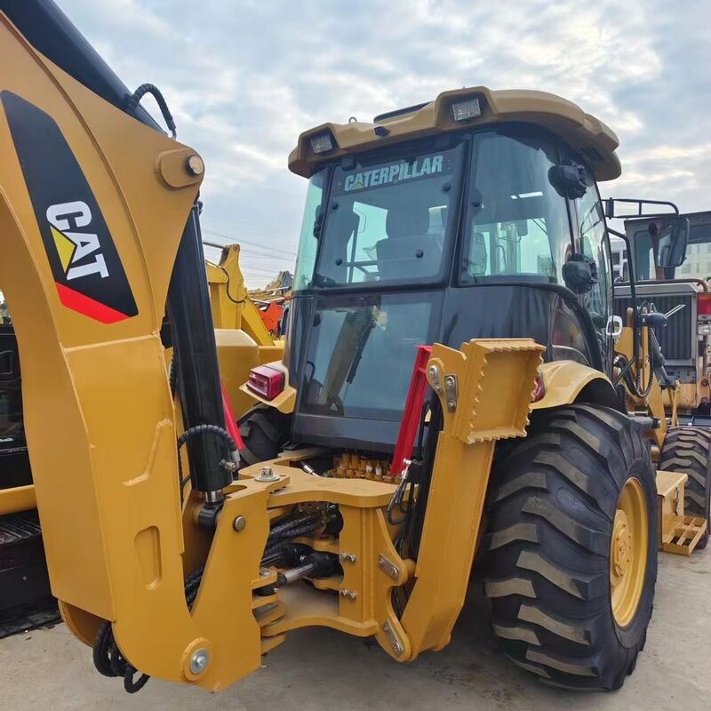 Used Original Cat 420f Backhoe Loader Four Wheel Drive Multi-purpose Loader Machinery for Sale with Flexible Operation