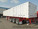 60T Shipping Container Van Curtain Trailer 12R22.5 Tire
