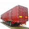 60T Shipping Container Van Curtain Trailer 12R22.5 Tire