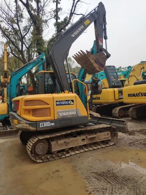 크롤러형 중고용 볼보 발굴기 EC80D 중국