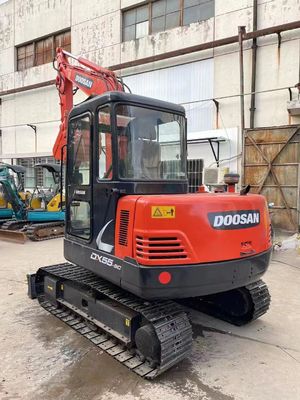 공장 농장 수압 중고 Doosan DX55 발굴기 5.55 톤